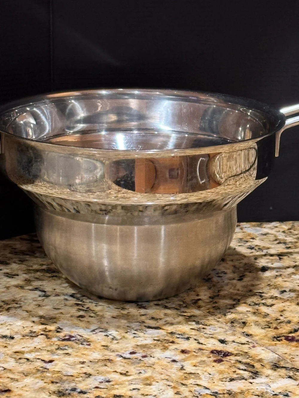 Stainless Steel Double Boiler Insert - Silver- 8.5” top diameter : clean